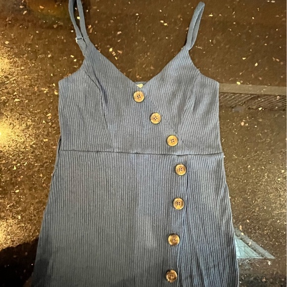 Anthropologie Maronie V NECK RIBBED MIDI DRESS - Picture 6 of 9